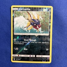 Carta Pokemon Base Sole e Luna Carvanha 81/149 Reverse Holo - NM