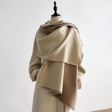 Women Winter Wool Scarf Long Warm Cashmere Feel Pashmina Shawl Hijab Wrap