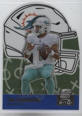 2022 Panini Contenders Optic Xs and Os Blue Prizm 55/99 Tua Tagovailoa 0rd2