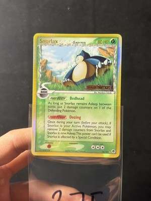 Pokémon TCG Snorlax EX Dragon Frontiers 10/101 Reverse Holo NM