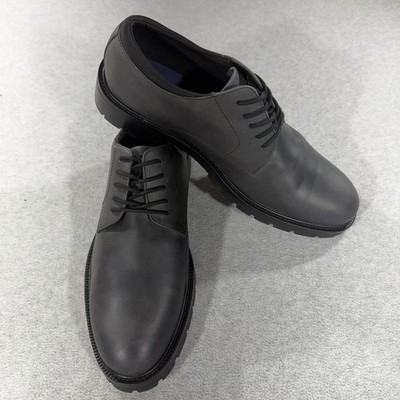 Aldo Flex Men's Black Derby Oxford Dress Shoes Size 11 EU 44 Lace Up Comfort