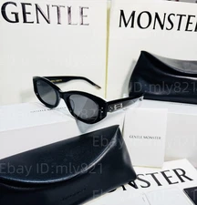 GentleMonster  Benven 01 Unisex Sunglasses Black Frame Black Lenses