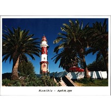 lot of Four Namibia Africa landscape lighthouse 5x7 original photos