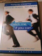 Used Catch me if you can DVD Leonardo Dicaprio Tom Hanks Widescreen