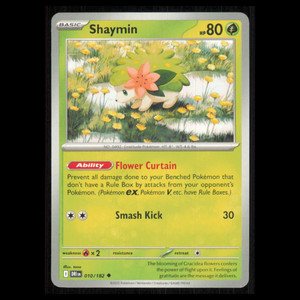 Shaymin #10 2025 Scarlet - Violet Series - Destined Rivals Uncommon Pokemon Card