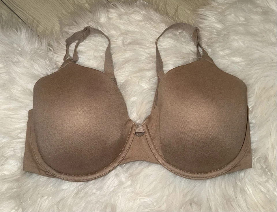 Sujetador Warners RB1691A Cloud 9 espalda suave forrado con aros para mujer 36D tostado Foto 2 de 4