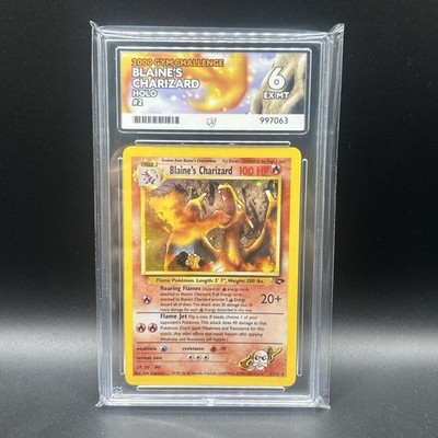 Blaine s Charizard 2/132 Holo Gym Challenge Pokemon TCG ACE 6
