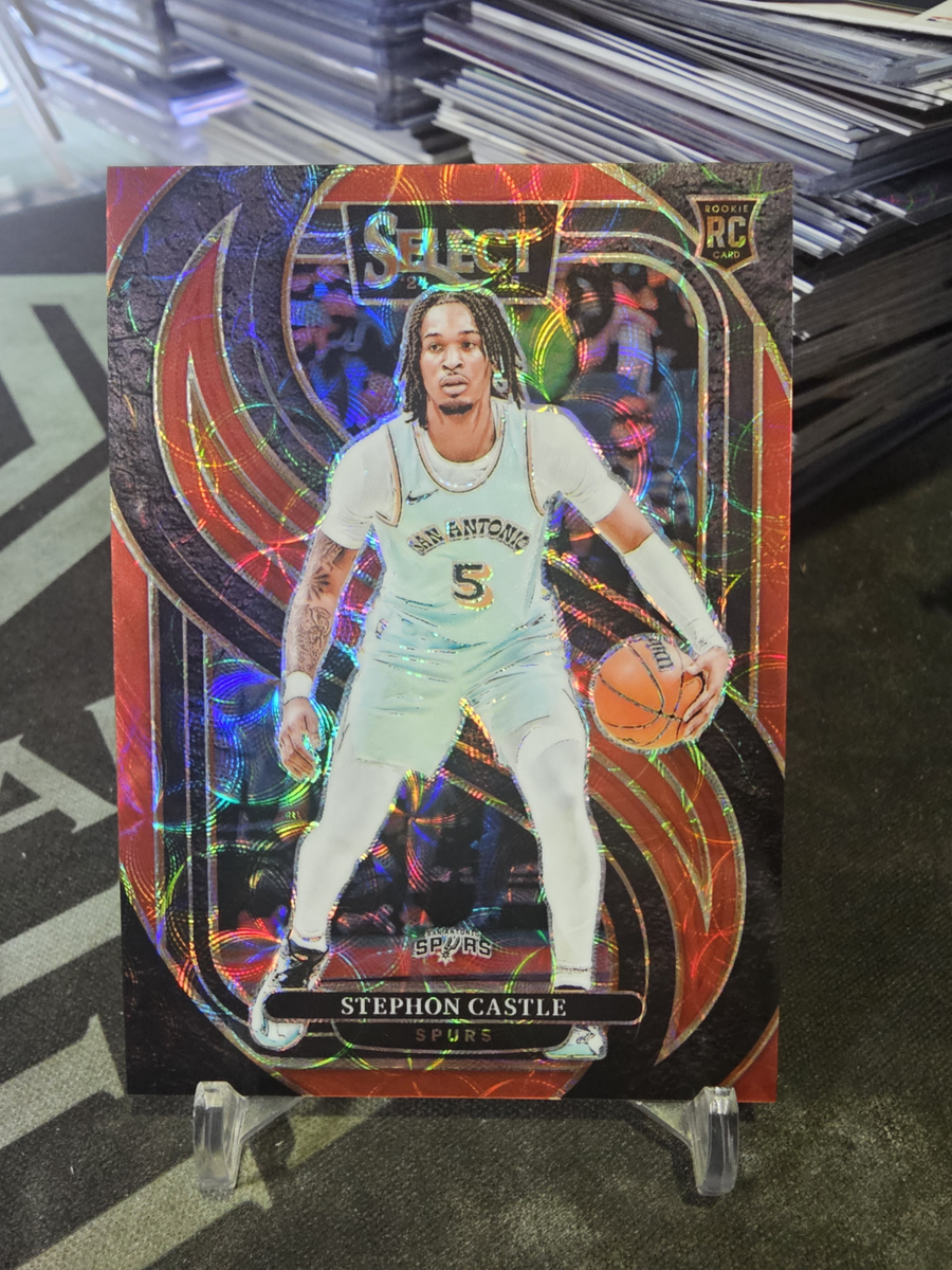 2024-25 Panini Select Stephon Castle Premier #175 Red Scope 139