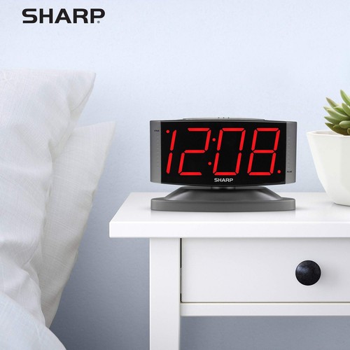 Home LED Digital Alarm Clock – Swivel Base - Outlet Powered, Simple Operation... - Picture 5 of 5