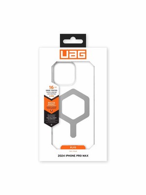UAG Urban Armor Gear Plyo MagSafe Case Apple iPhone 16 Pro Max ice (transpare...