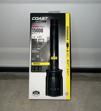 Coast 15000 Lumens LED Rechargeable Flashlight IP54 300m Black XP86R Brand New