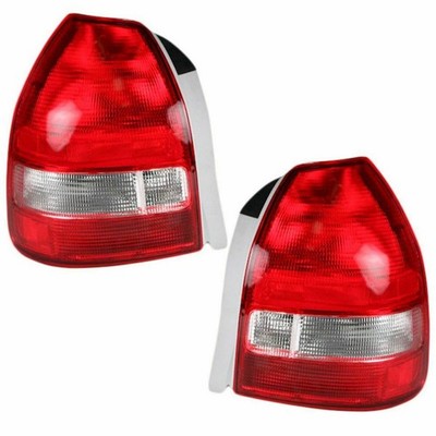 For 1999 2000 Honda Civic Rear Tail Lights Driver Passenger Side Pair 2dr H/B