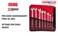 SERIE CHIAVI COMBINATE PROFILI SPECIALI ESAGONI NUOVI E ROVINATI USAG 285 X/B12