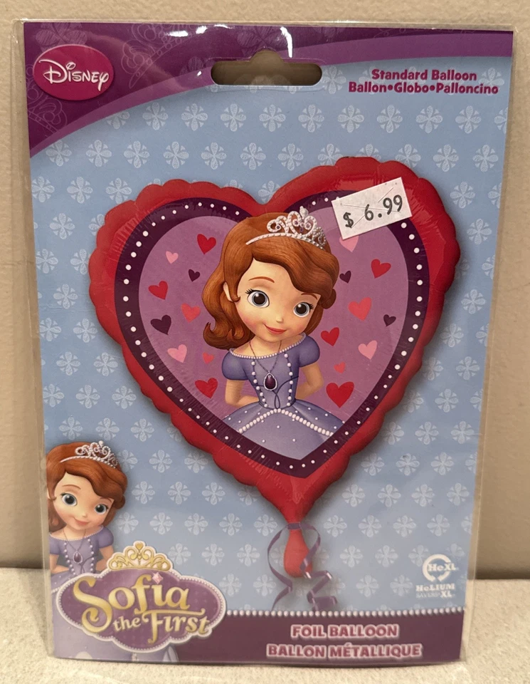 Disney Sofia the First 17” Foil Balloon Birthday Party.  NEW - Image 2 of 3