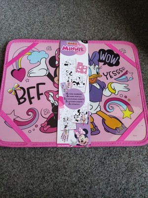 Disney Junior Minnie Mouse Ausmalen Reise Set Zeichnen Aktivität Brett Alter 3+