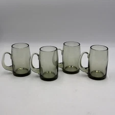 Per Lutken vintage beer mugs designed for danish glas producer Holmegaard.