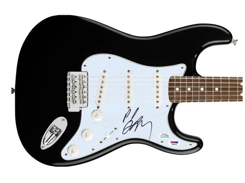 Paul Shaffer Autographed Guitar CBS Orchestra  Late Show David Letterman ACOA PS