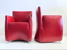 2 postmoderne Sessel Modell Caprichair Design Hannes Wettstein für Baleri 1990