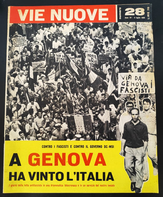 NEUE WEGE 1960 GENUA HAT DEN ANTIFASCHISMUS GEWONNEN - MIRABELLA ECLANO DON ACHILLE DE FEO