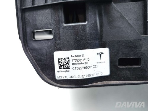 Tesla Model 3 Bracciolo della console centrale 2022 Saloon 4/5dr 1755501-61-D EV - Imagen 15 de 19