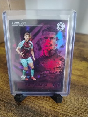 James Tarkowski - Burnley 2021-22 Panini Chronicles Purple Stars Illusions