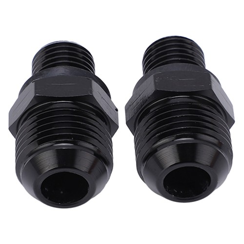 New 1 Pair 8ANx1/4NPS Aluminium Alloy Transmission Oil Cooler Adapter Fitting