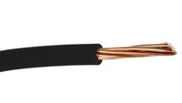 JednożYłOwy Kabel Sterowniczy CSA 2,5 Mm², Maks. +70C 600 V Czarny, RS PRO RS CO