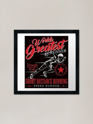 Running / Athletics Framed Art Prin Framed Wall Art Poster Canvas Print Picture
