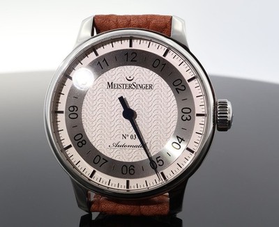 MEISTERSINGER NO 03 MODEL LIMITED EDITION 333 43MM SWISS AUTOMATIC WATCH ED07A