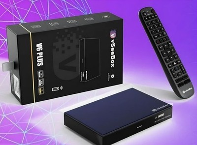 VSeeBox V6 Plus NIB 2025 4K Ultra HD Android TV Box Stream & Replace Cable