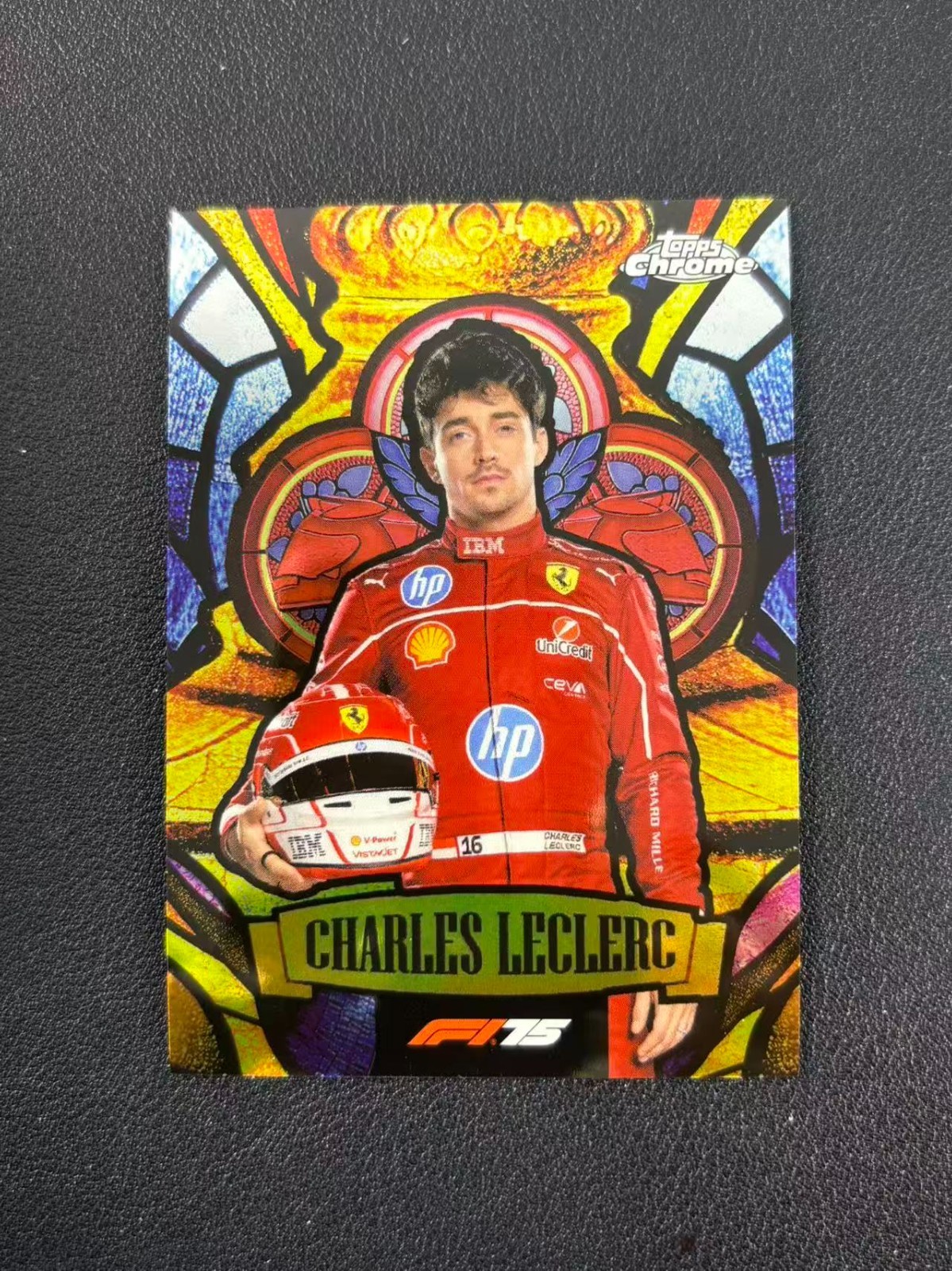 2025 Topps Chrome F1 Charles Leclerc The Grail Rip Card #8/9 Ferrari Insert LZC