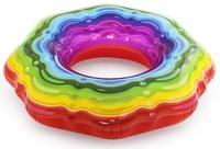 Regenbogenband-Schwimmring 115 Cm Bestway 36163