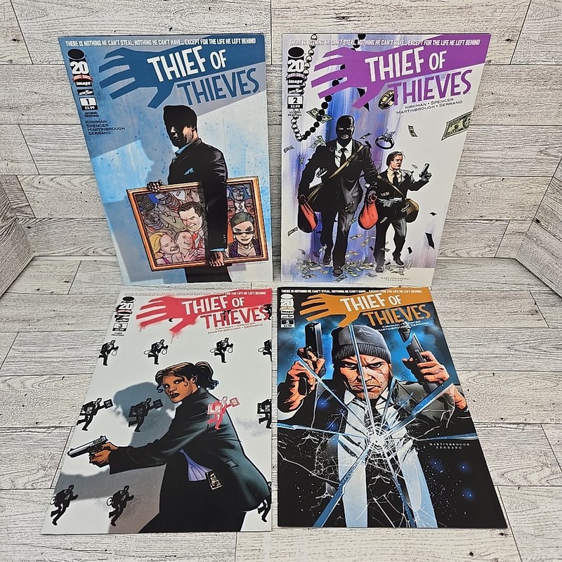 Thief of Thieves Comic Books Lot #1, #2, #3, #5 Image Comics Ungraded