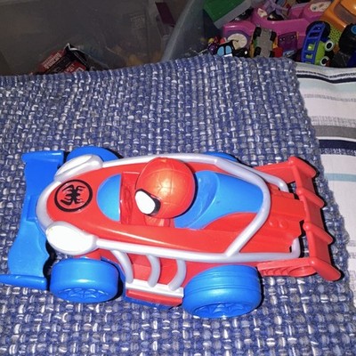 Spider-Man Theme Red/Blue Plastic Toy Car Vehicle Spider-Man Character Family