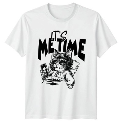 Its Me Time T-Shirt Katzenbesitzer Haustiere Humor Geburtstag Geschenk für Sie und Ihn