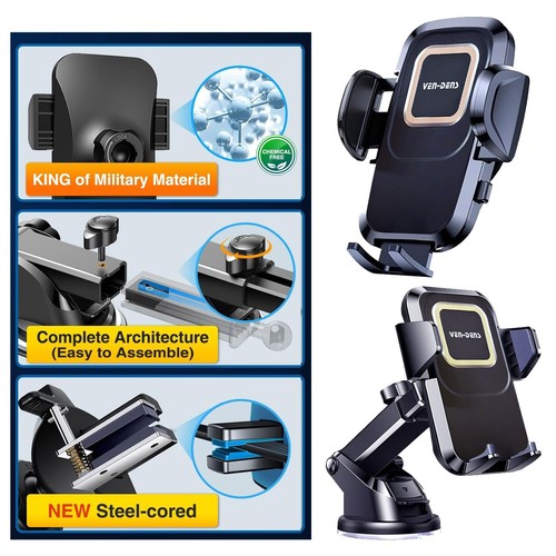 Car Windscreen Suction Holder Mount Dashboard For Google Pixel 5 6a 7a 8a 9 Pro - Picture 2 of 7