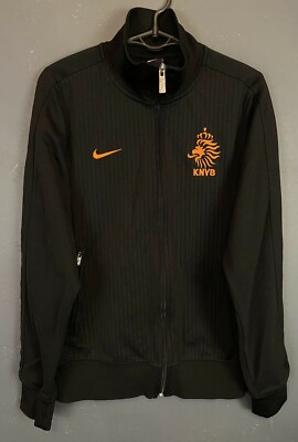 NIKE オランダ代表　ジャージ　トラジャケ Mサイズ 黒　N98 NIKE オランダ代表 ジャージ トラジャケ Mサイズ 黒 N98 - メルカリ