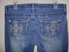 Women's SAND MOUNTAIN OUTFITTERS Distressed Embroidered Cross Bootcut Jean Jr 13
