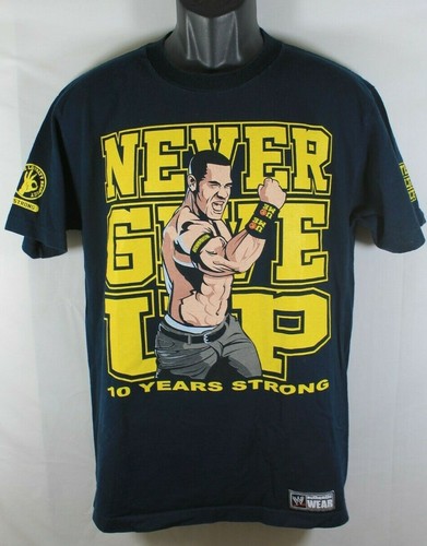 WWE T Shirt John Cena Never Give Up 10 