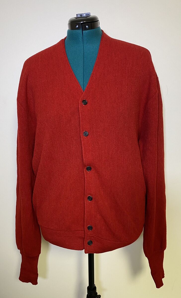 VTG 60s Robert Bruce Arnold Palmer Cardigan Sweater Alpaca VTG 60s Robert Bruce Arnold Palmer Cardigan Sweater Alpaca