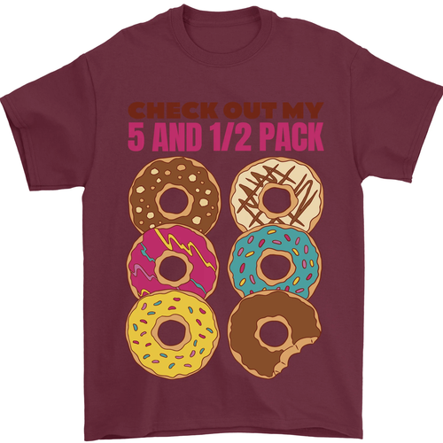 Kariert Out My 5 1/2 Packung Lustig Donut Essen Fitness Herren 100% - Picture 80 of 91