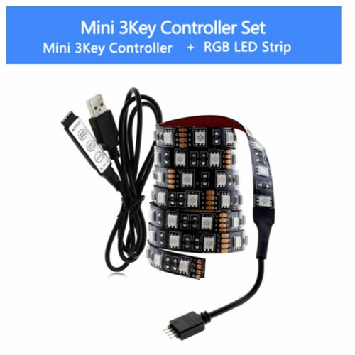 USB LED Strip 5050 RGB Changeable LED TV Background Lighting 50CM-5M DIY Flexibl - Picture 10 of 14