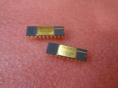 INMOS IMS142S50 Vintage gold purple ceramic static RAM, SRAM 4K UKINSTOCK x4