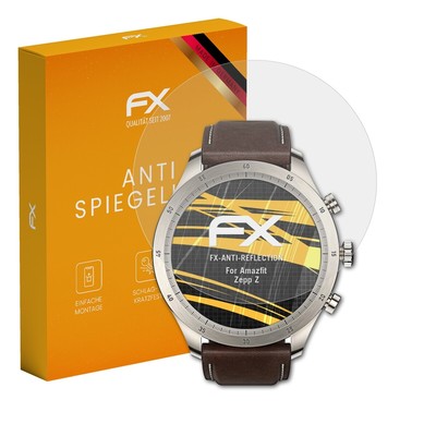 atFoliX 3x Displayfolie für Amazfit Zepp Z Schutzfolie matt&stoßfest Folie