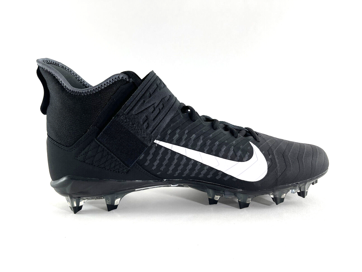 Nike Alpha Menace Pro 2 Mid Football Cleats Mens 11.5 Black/White AQ3209-002 NEW Nike Mens Alpha Menace Pro 2 Mid Football Cleat Size 11.5  main image 4