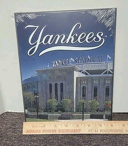 New York Yankees Yankee Stadium Easel Sign Stand Desk or Wall Decor 8x10" NEW - Picture 4 of 5