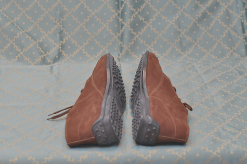 TOD'S Hombre Marrón Gamuza Botas Zapatos Talla 10.5 - Imagen 7 de 13