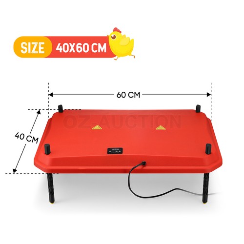Chick Brooder Heating Plate Warmer Chicken Coop Brooding Heater Poultry Duckling - Picture 11 of 61