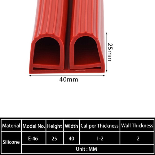 E-Type Silicone Sealing Strip High Temperature Resistant Steam Cabinet Oven Seal - Picture 54 of 69