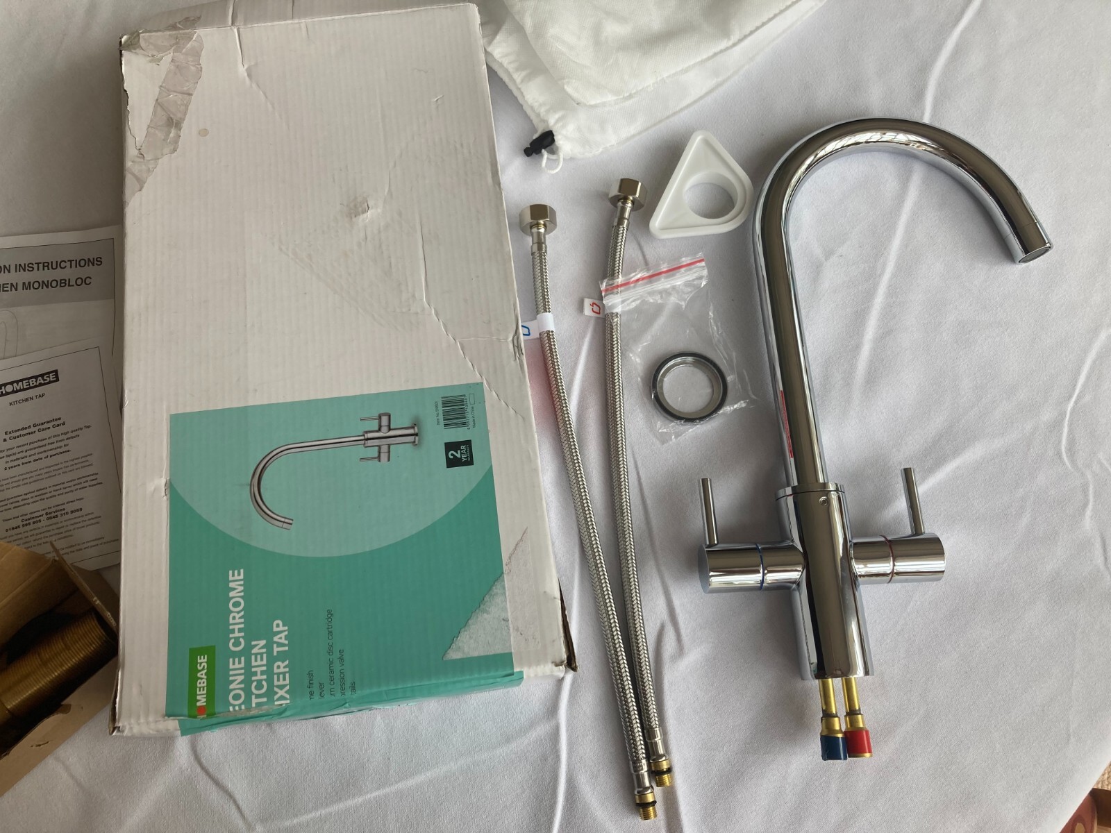 Homebase Leonie Chrome Kitchen Mixer Tap BNIB RRP £60 eBay